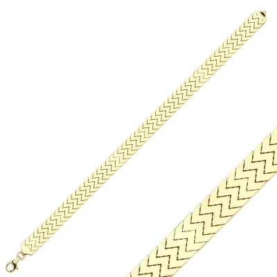 11.10 gr 14 k JWD Altın Bileklik - 1