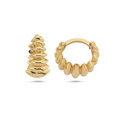 2.90 gr 14 k JWD Altın Fantezi Küpe - 1