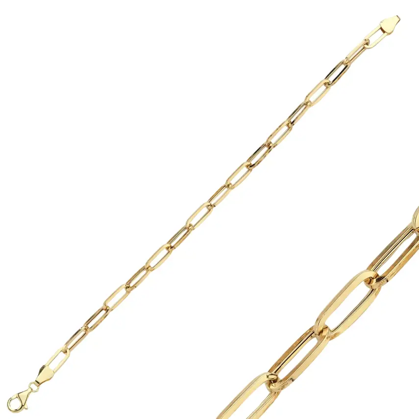 3.30 gr 14 k JWD Altın Bileklik - 1