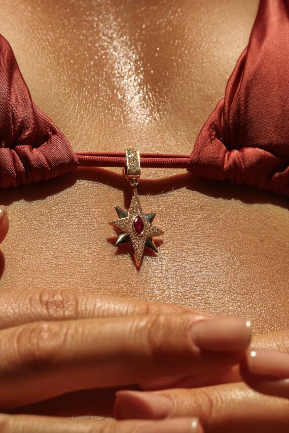 Stella Rubis Charm - 