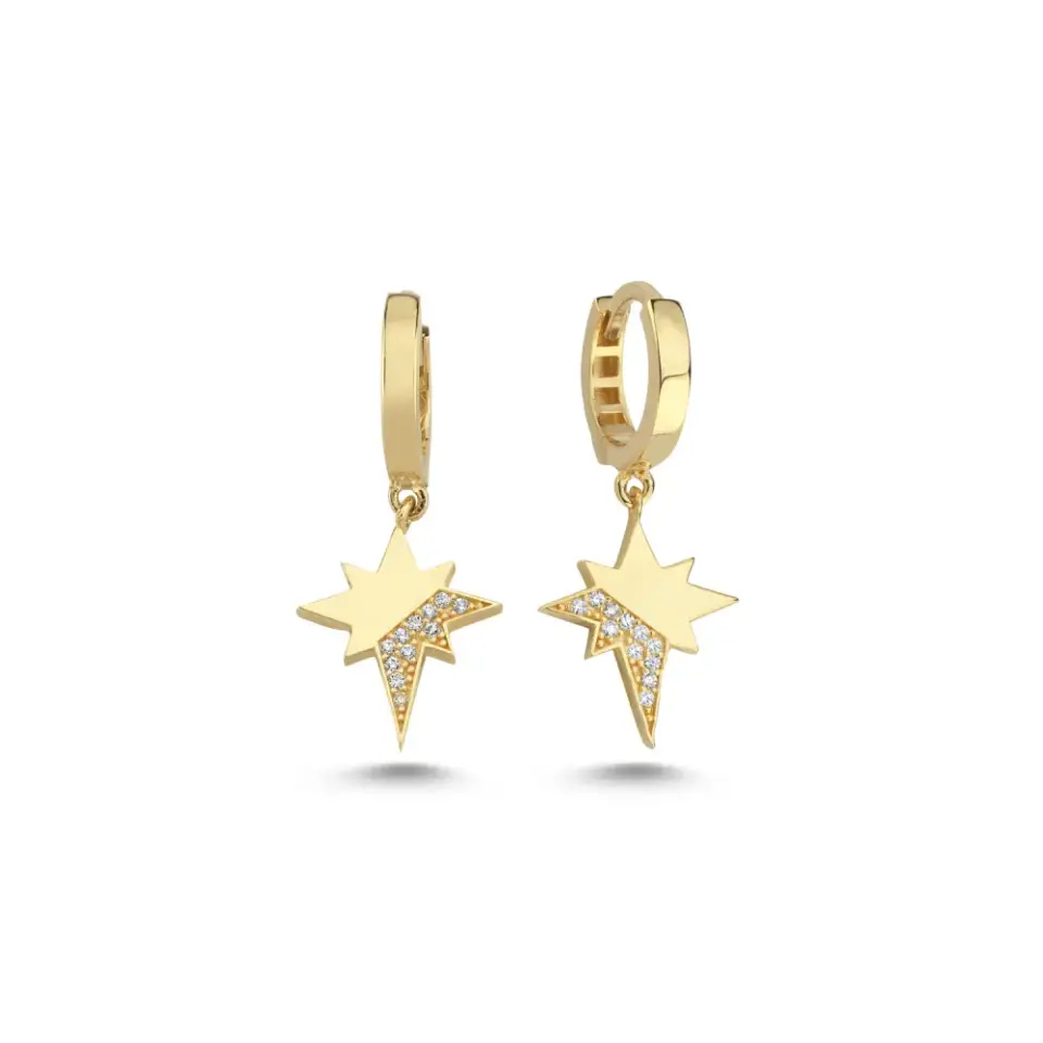 Kutup Yıldızı Küpe